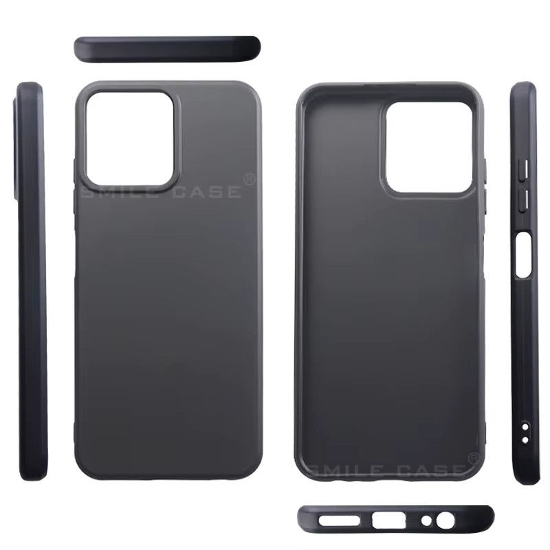 Schwarze Silikon Schutzhülle für ZTE Axon 50 Lite (6,6 Zoll) - Bild 3