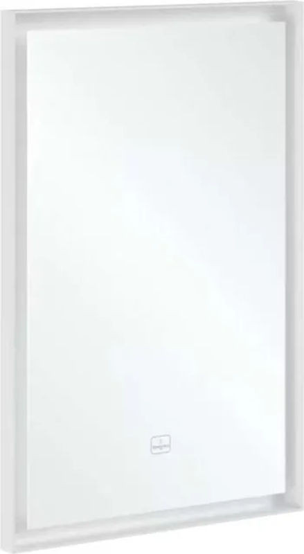 Villeroy & Boch Subway 3.0 Wandspiegel mit LED-Beleuchtung, Rechteckig, Weiß, B: 75 cm, H: 50 cm - Bild 1