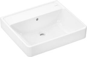 Hansgrohe Waschtisch Xanuia Q aus Keramik in Weiß, Wandhängend, mit Überlauf, B/T: 55 x 48 cm - Bild 1