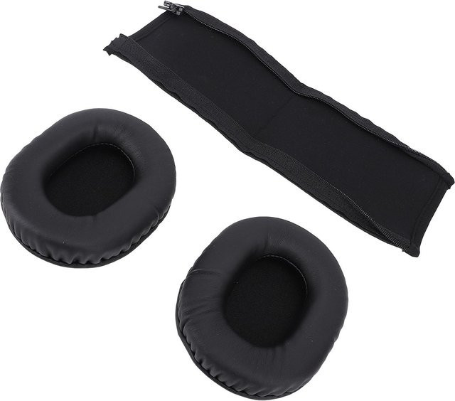 DIYelecs Ersatz Ohrpolster und Stirnband Set für M50X M40X M30X M20X Kopfhörer in Schwarz - Bild 1