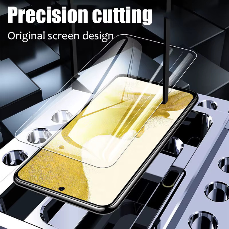 3er-Set gehärtetes Glas Displayschutz für Samsung Galaxy S25 S24 S23 Plus A55 A35 A25 A15 A05S in Transparent - Bild 3
