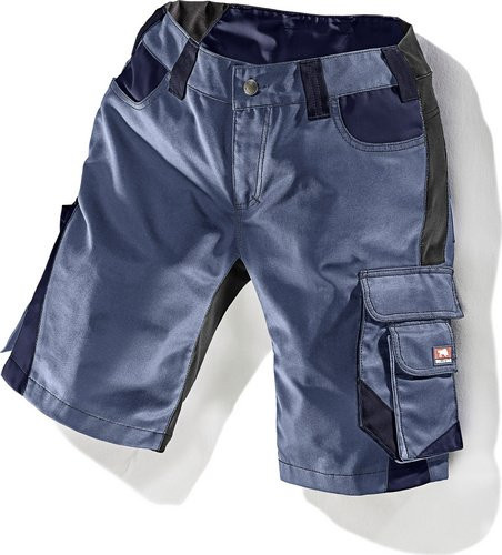 BULLSTAR Damen-Arbeitsbermuda WORXTAR in Taubenblau/Marine aus Polyester-Baumwoll-Mix - Bild 1