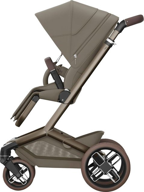 Maxi-Cosi Premium Kinderwagen Fame in Braun mit Federung und Schwenkrädern - Bild 1