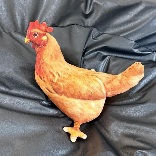 Yiran toy Amüsante Legende Hühner, Plüschtierpuppe, 30cm, Braun - Bild 1