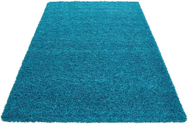 Ayyildiz Shaggy Hochflorteppich Life Türkis B: 100 cm, L: 200 cm