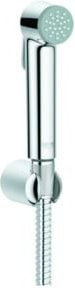 Grohe HB Tempesta Handbrause mit Trigger Spray und Brausehalter, Chrom, 1250 mm Brauseschlauch - Bild 1