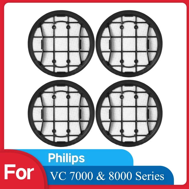 Philips Ersatzfilter in Schwarz für Staubsauger der Serien VC 7000 und 8000 (XC7053, XC7055, XC7057, XC8055, XC8057) - Bild 1