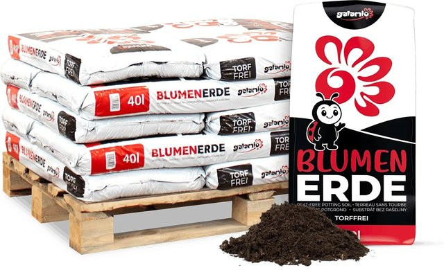 Galamio Torffreie Blumenerde für Balkonkasten, Kübel und Gartenbeet, 15 x 40 l (Gesamtvolumen: 600 l) - Bild 1