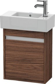 Duravit Waschtischunterschrank Ketho wandhängend, Nussbaum dunkel, B/T/H: 45 x 22,5 x 55 cm - Bild 1