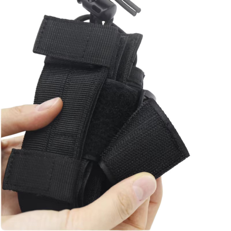 Molle Walkie-Talkie-Tasche Universalholster für Motorola Funkgeräte in Schwarz und Beige - Bild 2