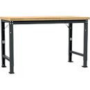 Manuflex Werkbank Profi Spezial mit Multiplex Tischplatte, Anthrazit, B: 150 cm, T: 70 cm, H: 80 cm - Bild 2