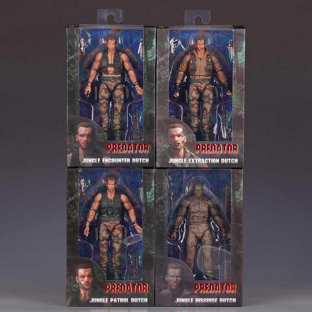 NECA Predator, Dutch Smoking Muddy Version, Actionfigur, Einzelfigur - Bild 1