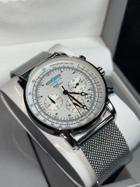 Zeppelin Armbanduhr Automatik, Edelstahl, Silber, Herren - Bild 1