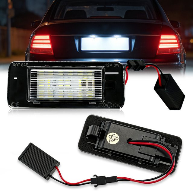 2er-Set LED Kennzeichenbeleuchtung für Opel Astra J Sports Tourer und Zafira Tourer C - Bild 1