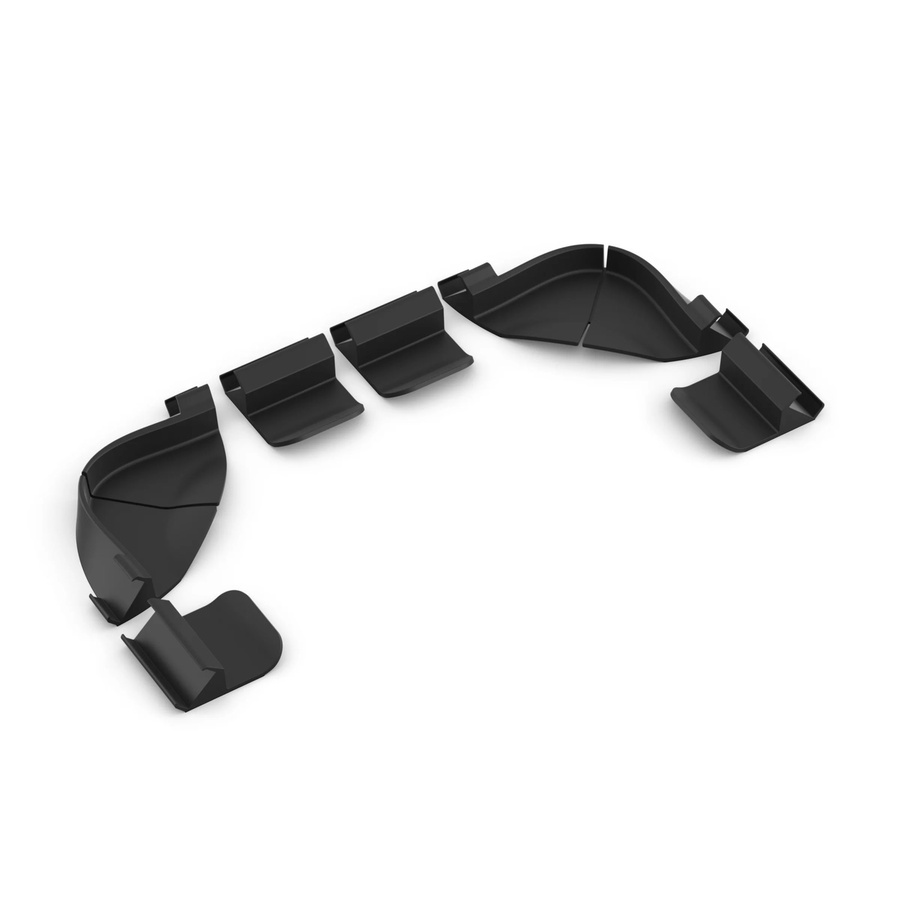 Philips Hue Play Gradient Lightstrip Pro Halterungen in Schwarz aus Kunststoff - Bild 1