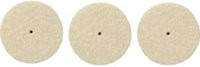 Bosch Polierrad Polierscheibe beige Durchmesser: 26 mm - Bild 1
