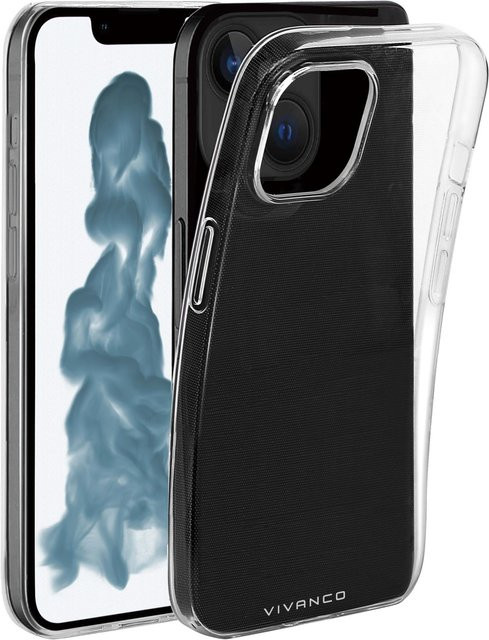 Vivanco Super Slim Cover Handyhülle für iPhone 14 in Transparent - Bild 1