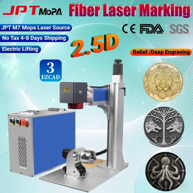 ACHI JPT Mopa Faserlaser Graviermaschine 300W für die Kennzeichnung und das Schneiden von Gold und Silber Schmuck - Bild 1