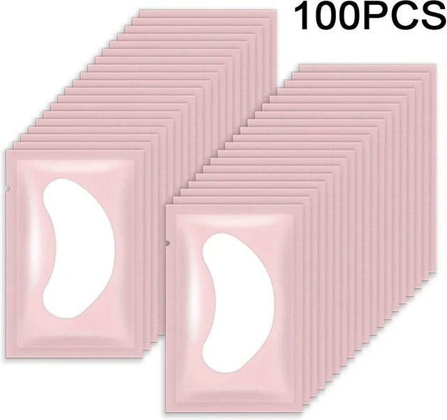 Binchi Outdoor Product Hydrogel Augenpads, Rosa, 100 Paar, Unisex - Bild 1
