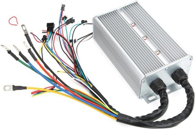 Nensit Bürstenloser Motorcontroller mit LCD-Panel-Kit für E-Bike und Elektrofahrrad, 1500W, Grau - Bild 1
