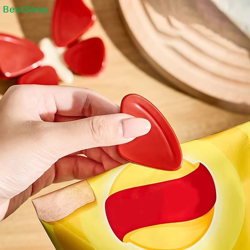 Dekorative Schmetterlings Magnetclips in Rot aus Kunststoff zum Verschließen von Snacktüten und Organisieren von Notizen - Bild 2