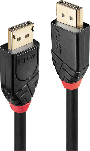 Lindy DisplayPort 1.2 Kabel aktiv Schwarz 20 m - Bild 1