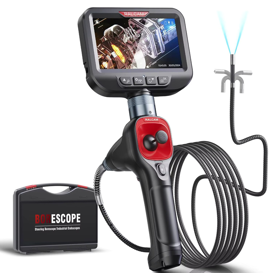 SnakeTube 360 Grad Joystick-Gelenk-Endoskop LAFOCH Automobil-Inspektionskamera mit 6,2 mm Durchmesser und 6 einstellbaren LED-Leuchten in Schwarz - Bild 6