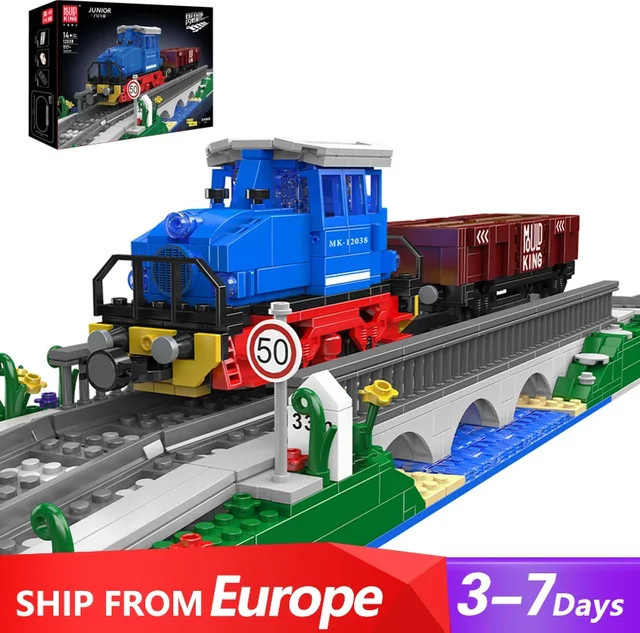 barweer Technische Form König ESU KG230 Diesel Lokomotive, Bausteine, RC, 1117 Teile, ab 14 Jahre - Bild 1