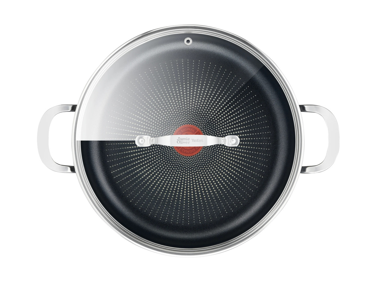 JAMIE OLIVER BY TEFAL Home Cook Aluminium-Servierpfanne mit Antihaftbeschichtung, Schwarz, Durchmesser: 30 cm - Bild 2