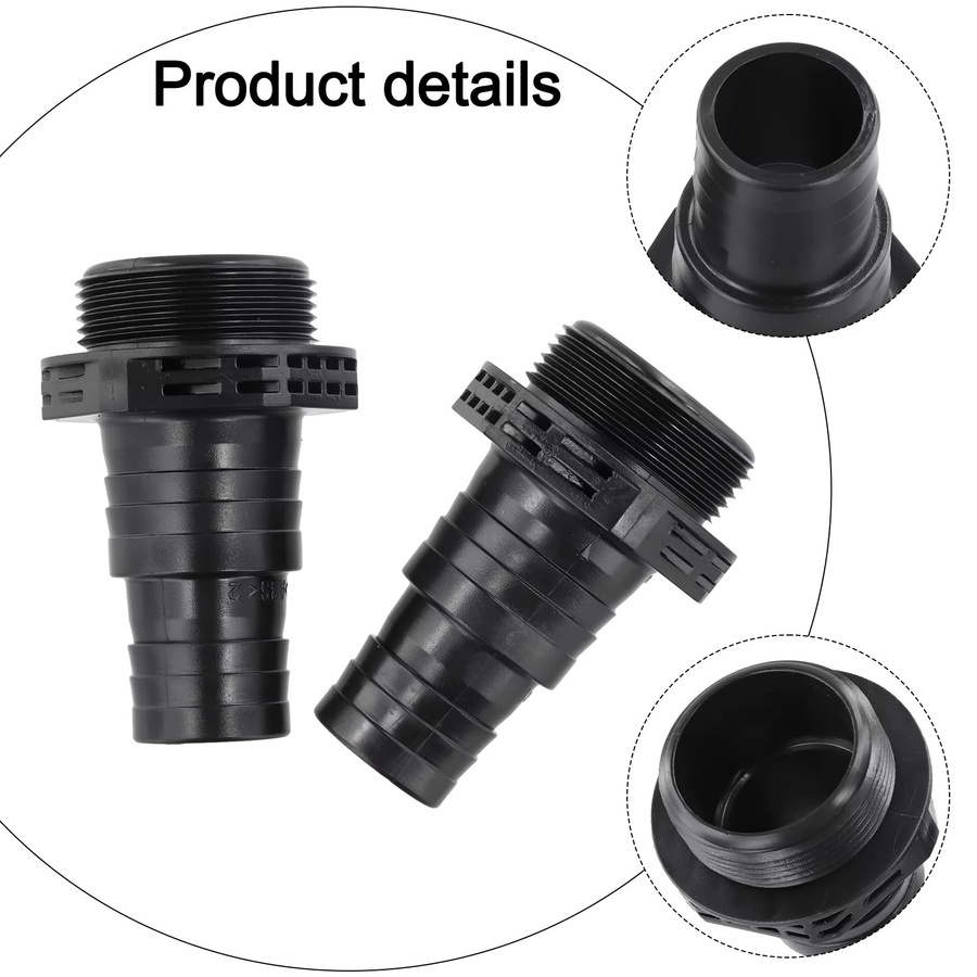 LEENKEA Pumpenanschluss Adapter für SPS50 SPS75 SPS100 Umwälzpumpe und Schwimmbadpumpe, Schwarz, 32 mm / 38 mm - Bild 4