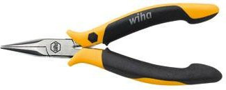 Wiha ESD Flachrundzange Long Nose aus Werkzeugstahl in Gelb, Länge: 145 mm - Bild 1