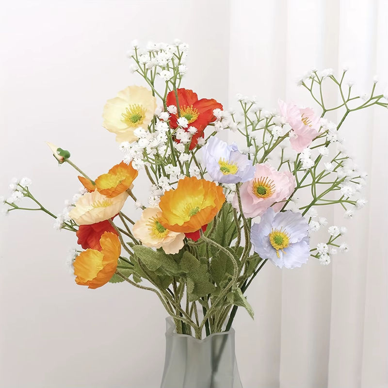 130 Stück künstliche Schleierkraut-Blumen in Weiß als Bouquet für Dekoration und besondere Anlässe wie Valentinstag oder Hochzeiten - Bild 2
