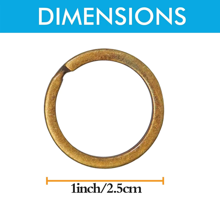 Schlüsselanhänger Metall, 25 mm, Unisex - Bild 2
