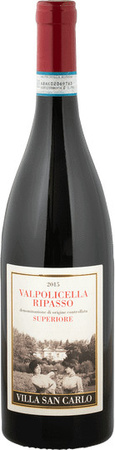 Villa San Carlo, Valpolicella Superiore Ripasso, trocken, Rotwein, 2020, 0,75 l