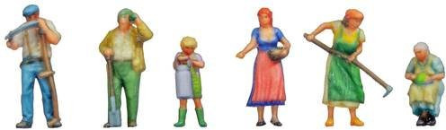 NOCH Landwirte Bemalt, Bauernhof, Einzelfigur, Bunt / Mehrfarbig - Bild 1