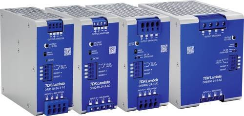 TDK-Lambda Hutschienen-Netzteil DRB240-48-3-A0 mit 1 Ausgang, 56 V/DC, 10A, 480W, Farbe: Blau - Bild 1