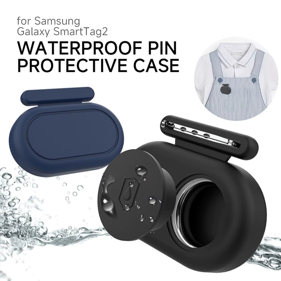 Wasserdichte Silikon-Hülle für Samsung Galaxy SmartTag 2 von FancyWrist als Anti-Verlust-Schutz und Halter für Hundehalsbänder - Bild 3