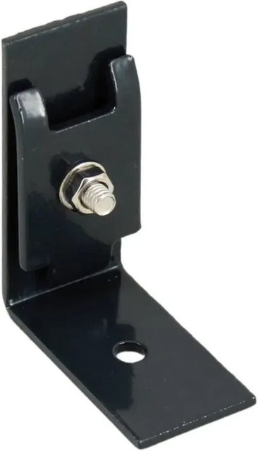 Galaflor Winkel Mattenverbinder für Doppelstabmatten in Anthrazit, 100 x 70 mm - Bild 1