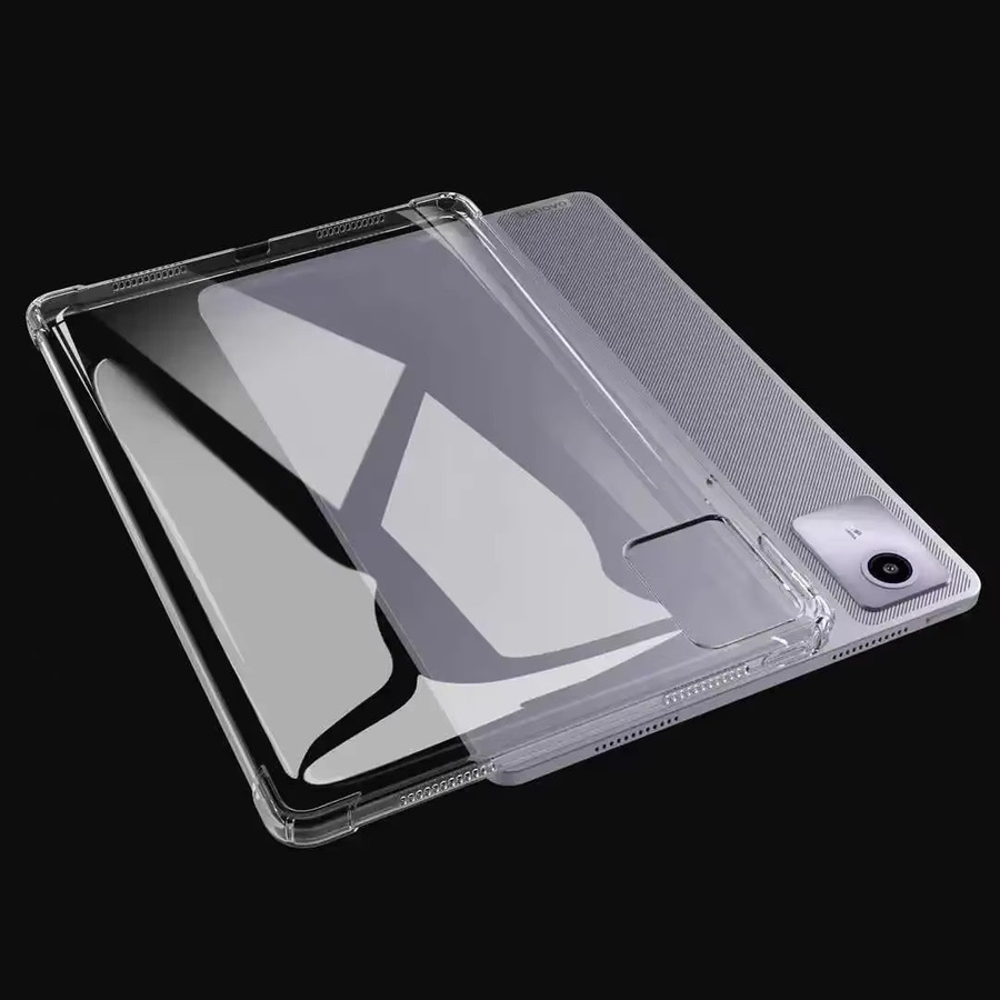 Stoßfeste TPU Schutzhülle mit 4 Airbags für Lenovo Xiaoxin Pad 2024 und Lenovo Tab M11, Transparent - Bild 3