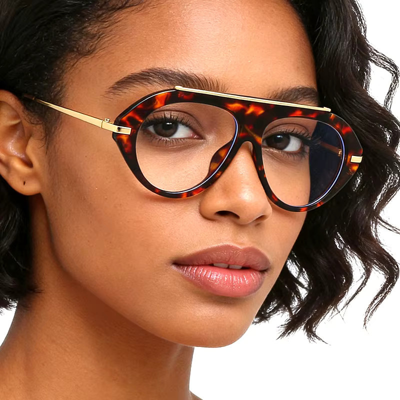 CCspace Lesebrille Piloten, Vollrand, Damen, blaulichtblockierend - Bild 1