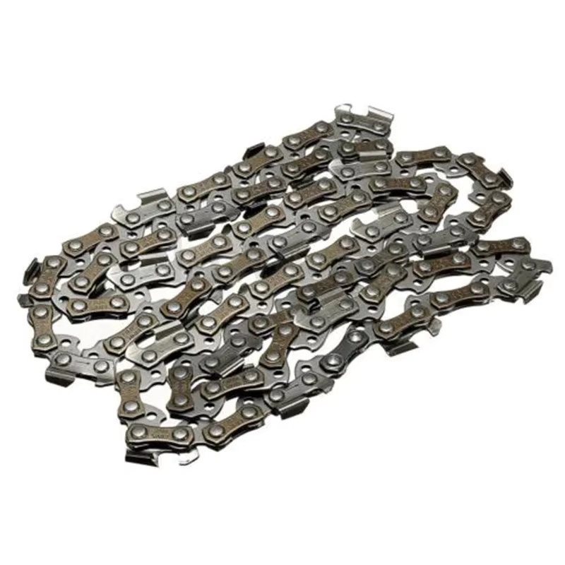 HOMEFISH Kettensägenkette 16 Zoll mit 56 Antriebsgliedern, 3/8" LP, .050 Gauge, Farbe Silber - Bild 2