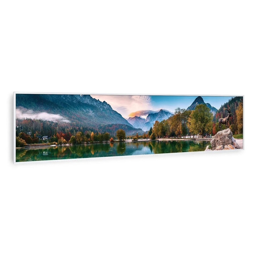 Klarstein Wonderwall Air Art Smart Infrarotheizung mit App-Steuerung und Motiv See, Weiß, B/H: 120 x 30 cm - Bild 2