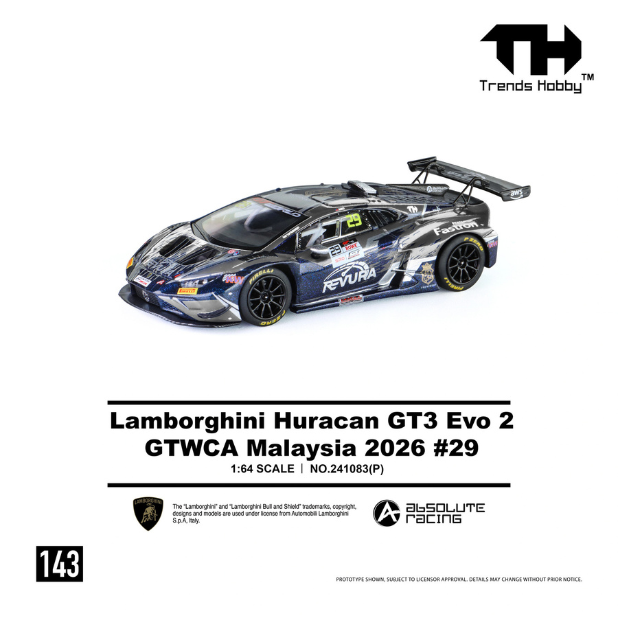 TSM MODEL Lamborghini Huracan GT3 EVO2, Automodell, 1:64, Metall - Bild 2