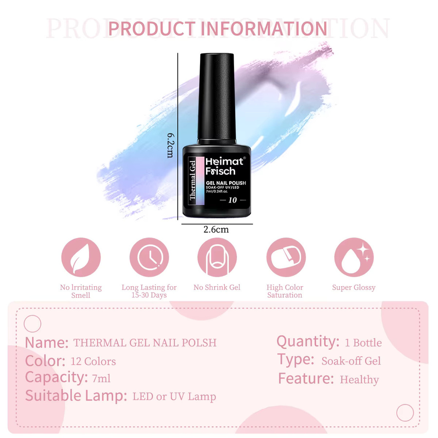 Heimat Frisch Gel-Nagellack, Orange, Glänzend, Unisex - Bild 3