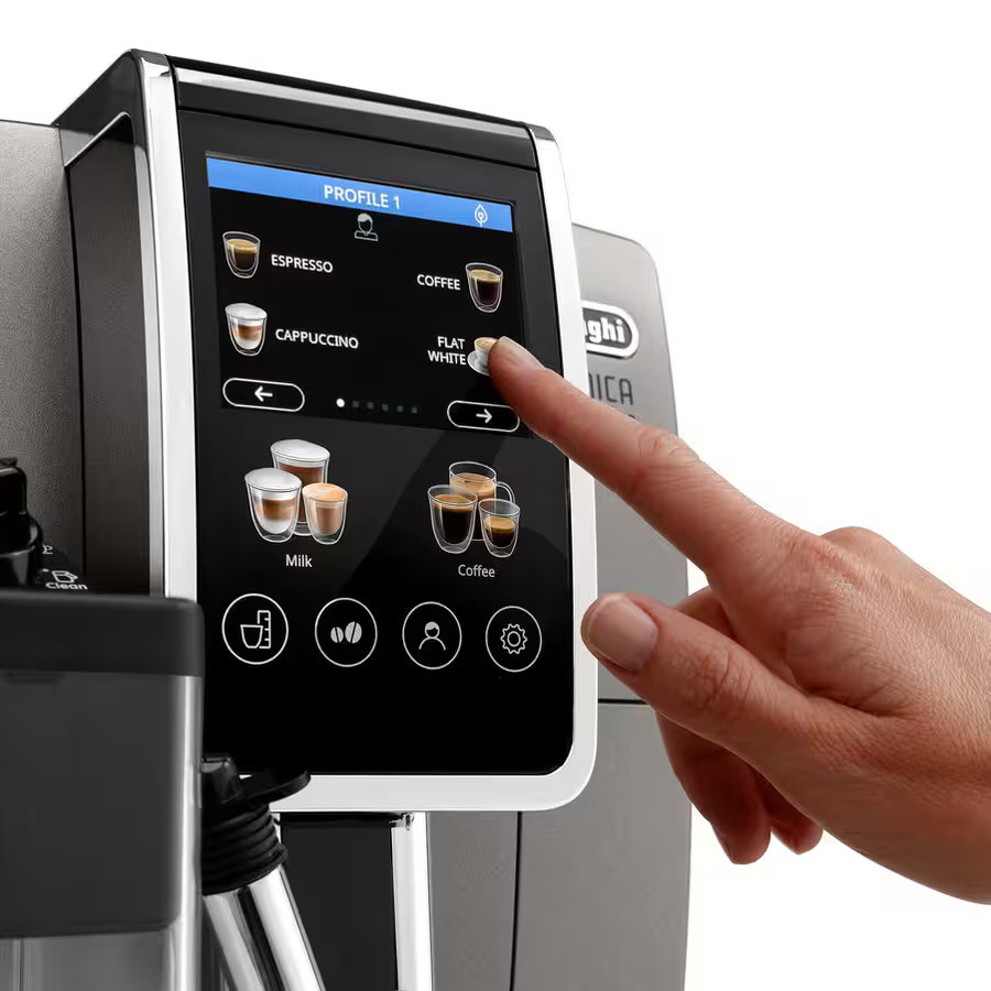 De'Longhi Dinamica Plus ECAM380.95.TB Kaffeevollautomat in Titan Black - Bild 3