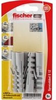 Fischer Spreizdübel S 12 GK aus Nylon in Grau für Beton, 6 Stück - Bild 1