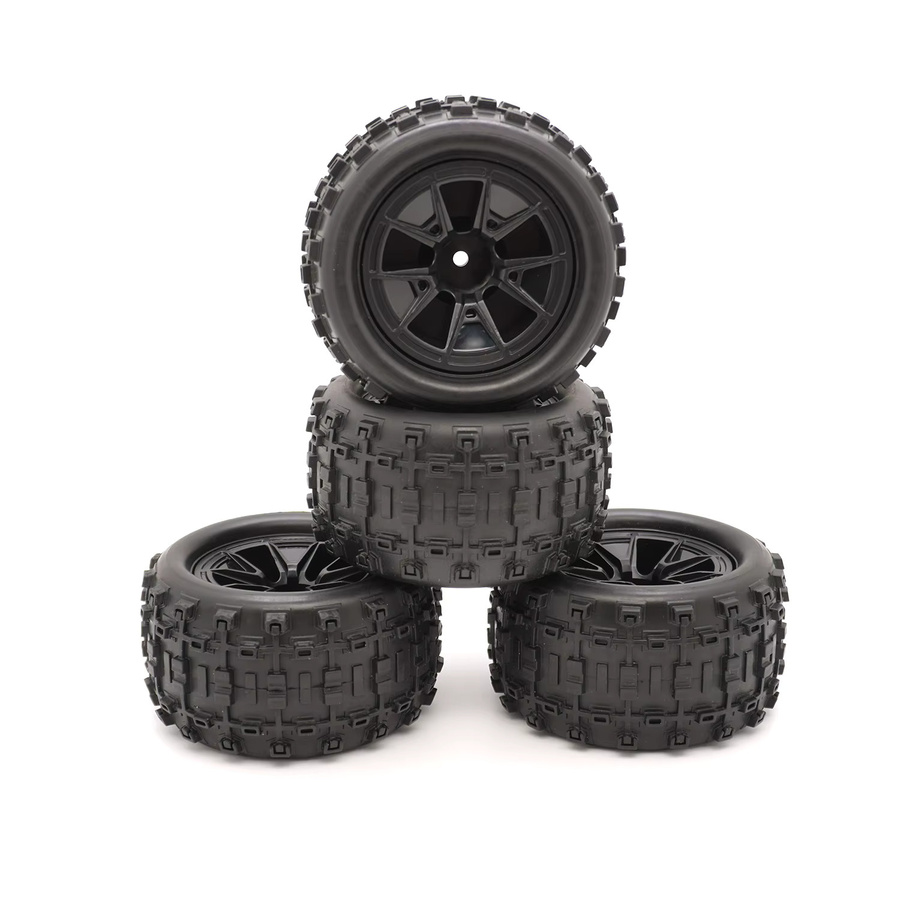 BOGIRC RC Off-Road-Buggy-Autorad, 85 mm, 12 mm HEX, rutschfester Gummireifen - Bild 2