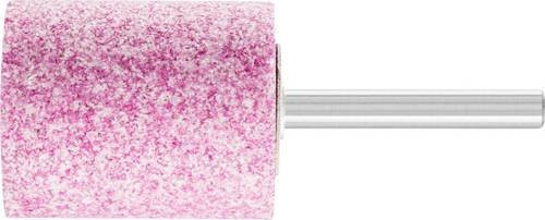 PFERD Schleifstift Zylinder Ø 32 x 40 mm, Schaft-Ø 6 mm, A46, Farbe: Pink, für Stahl und Stahlguss - Bild 1