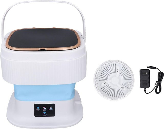 Tragbare Waschmaschine OutsideWorld mit 11,5 l Fassungsvermögen, faltbares Top-Loader Design in Blau - Bild 1
