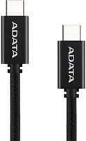 ADATA USB-C auf USB-C Kabel, USB 2.0, Schwarz - Bild 1